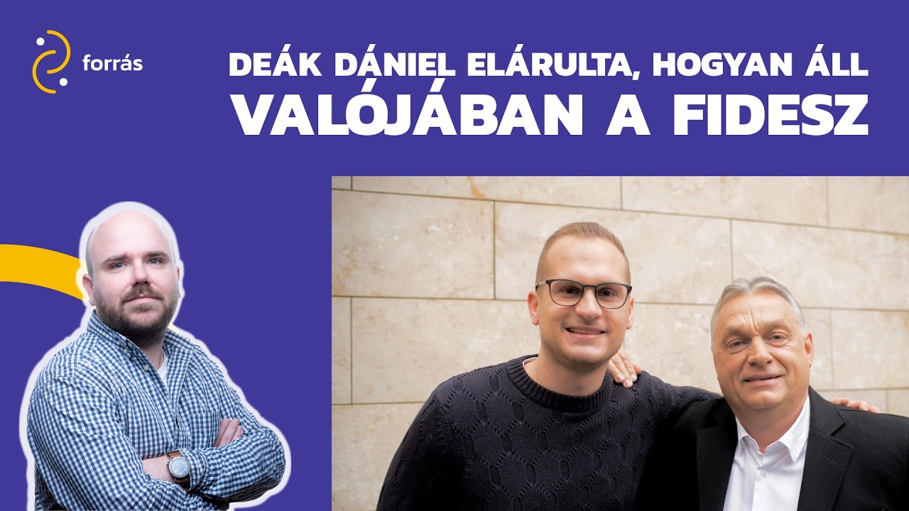 Deák Dániel elárulta, hogyan áll valójában a Fidesz