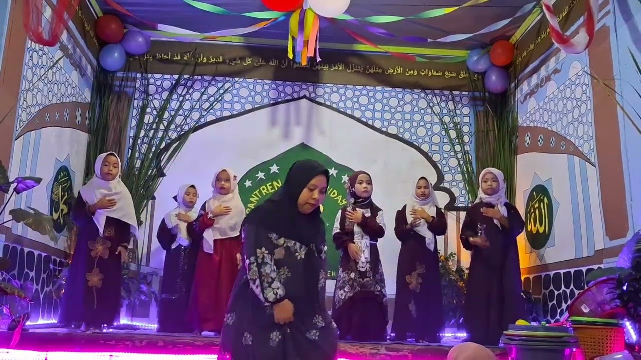 TARIAN ANAK ISLAMIC TERBARU || HANIT WAHANINI PONPES HIDAYATUL HASANAH.