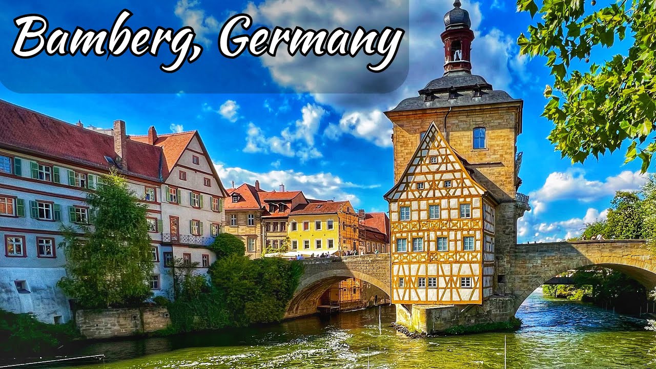 Bamberg, Germany walking tour 4K - The most beautiful German cities
