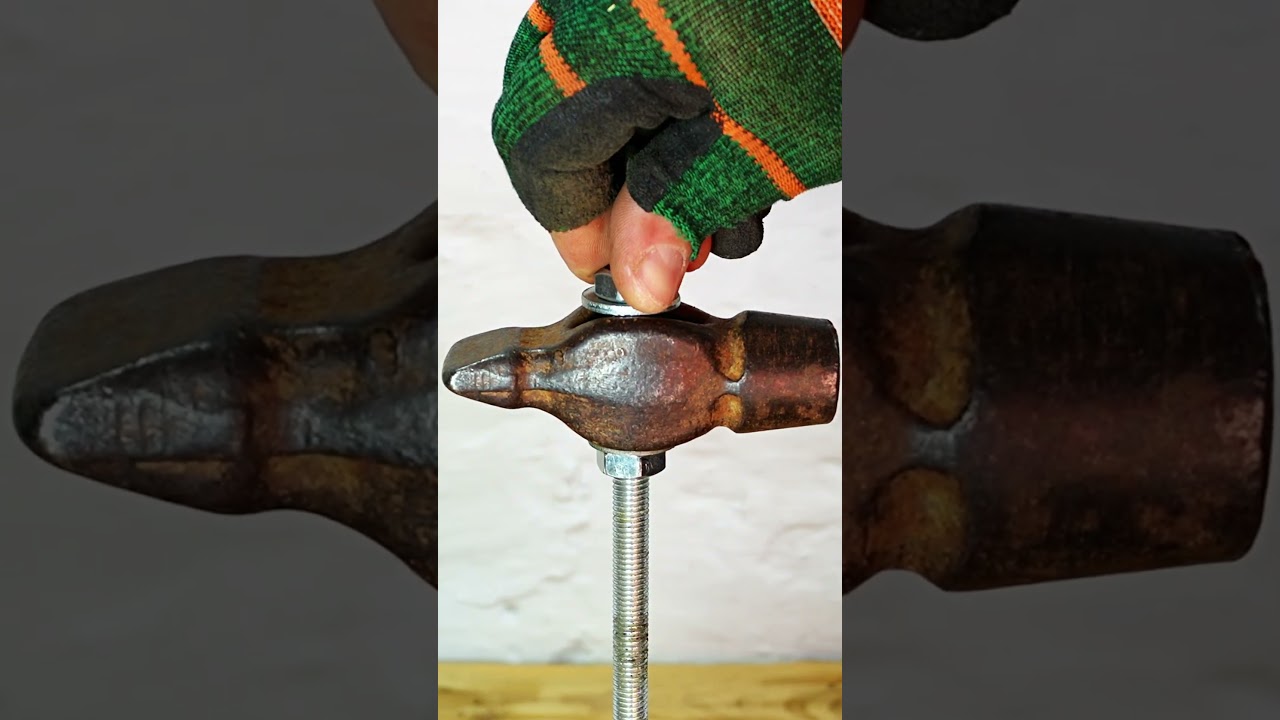 Hammer Handle DIY #diy #tips #shorts #skills