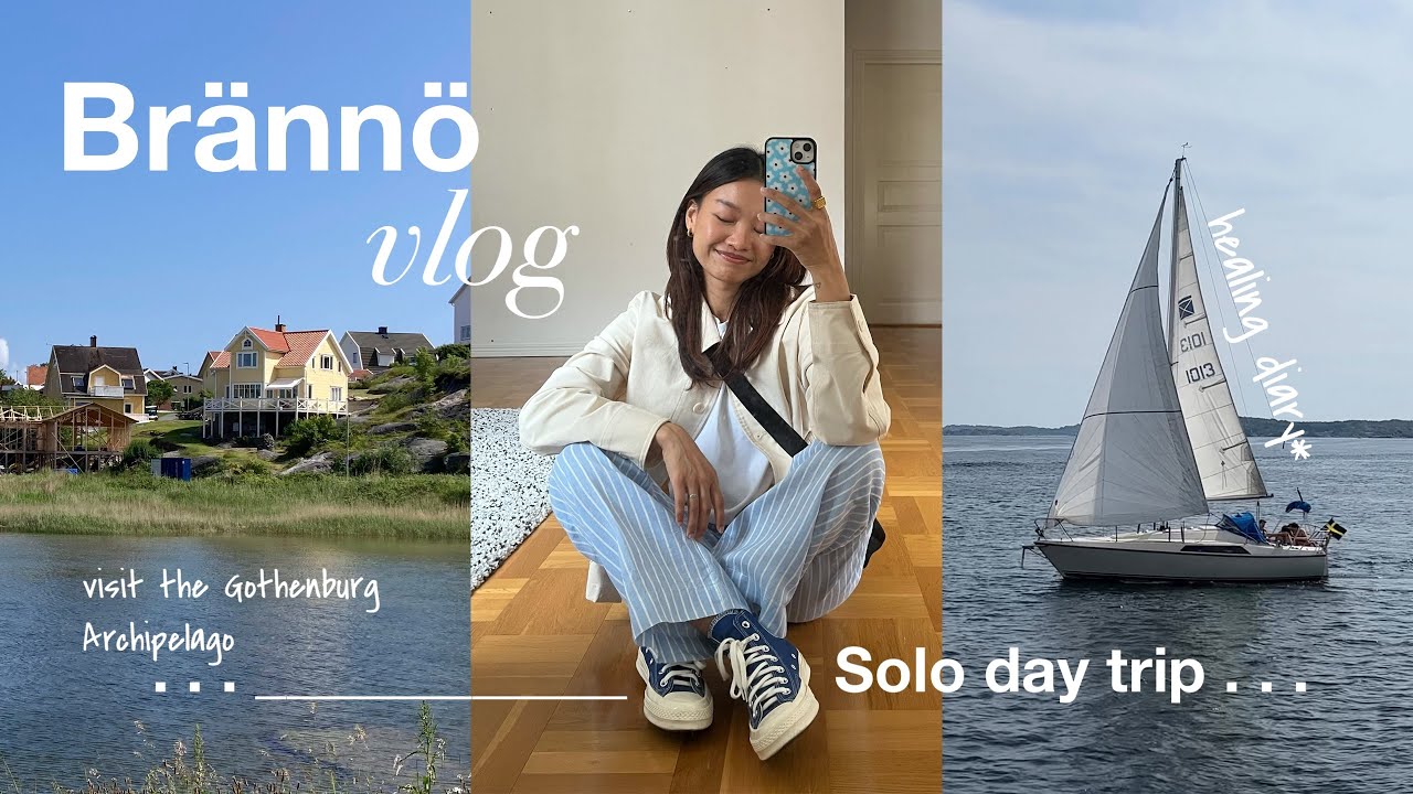 BRÄNNÖ | healing day trip, try to feel better with me :), visit the Gothenburg Archipelago