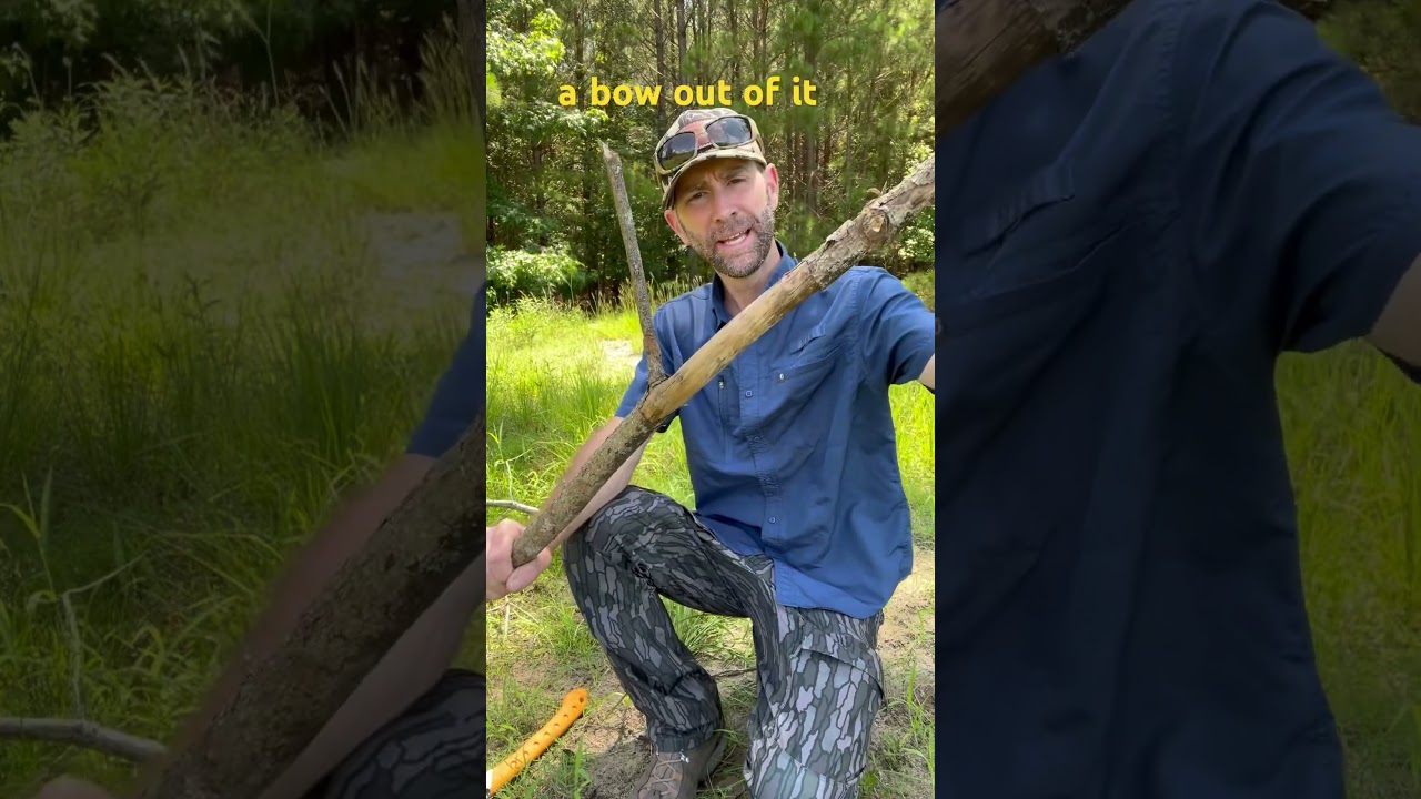 Я сделал огонь трением из того же дерева! Урок за 3 минуты! 🔥🌳