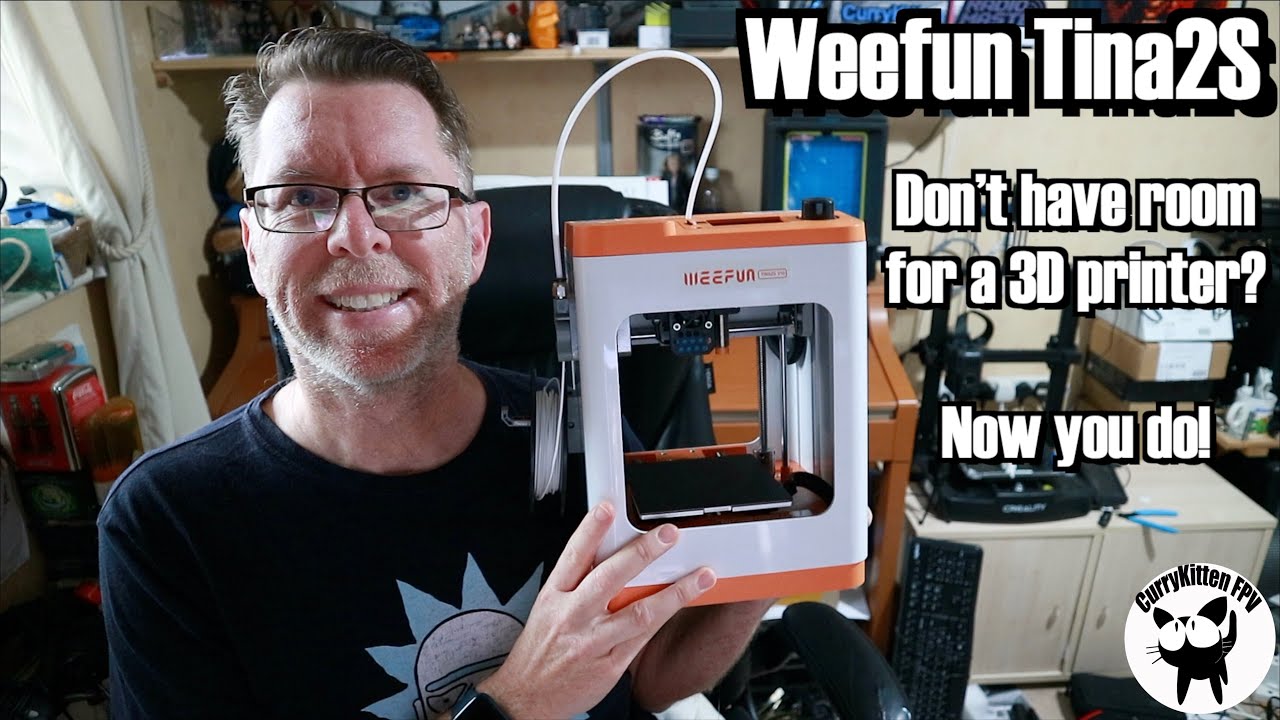 Weefun Tina2S 3D printer.  Small, but perfectly formed!