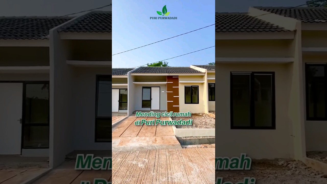 Daripada Ngontrak, Mending Cicil Rumah di Puri Purwadadi, mulai 900rban/bln aja..
