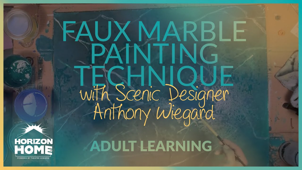 ADULT LEARNING: Faux Marble Painting Technique