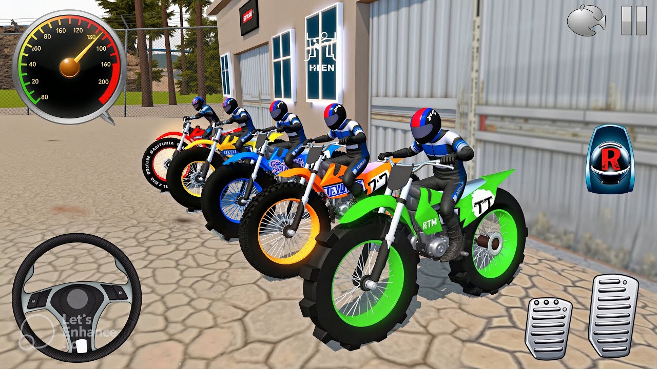 Motocross Dirt Bike Off road Racing Motorcycle Stunt Android 3D Gameplay Off road Outlaws