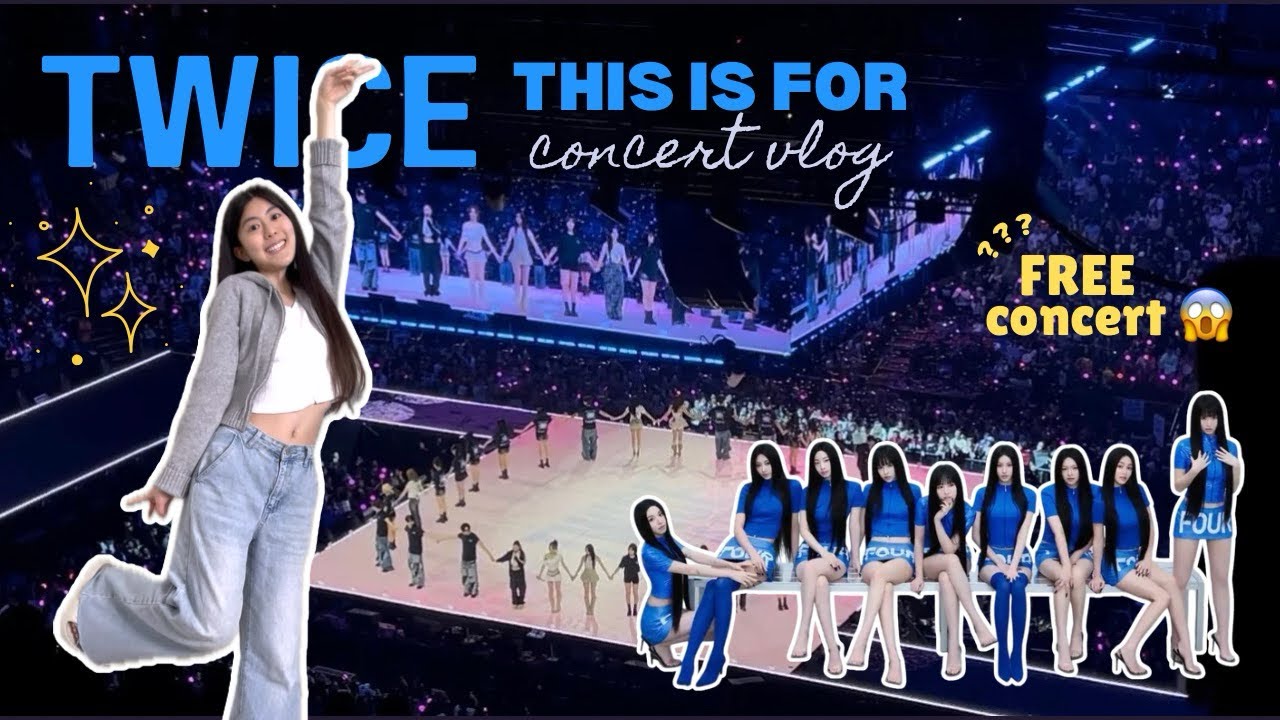 I SAW TWICE FOR FREE ??? 🤯 THIS IS FOR concert vlog 💙✨