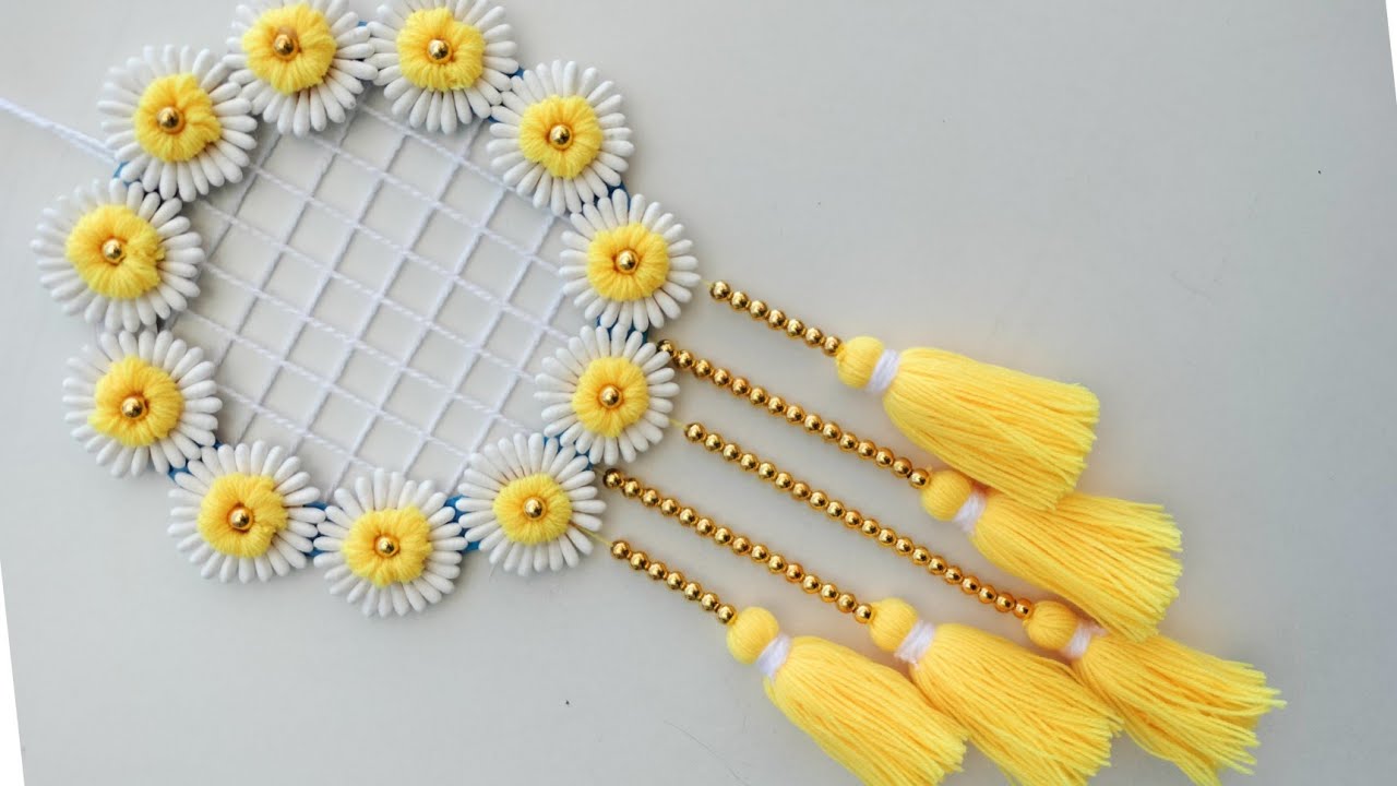 Amazing Wall hanging craft ideas/Wall decor ideas/Cotton buds wall hanging design/Easy wall hanging
