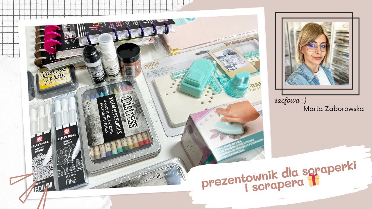 PRODUKT | Prezentownik - pomysły na prezenty 🎁 dla scraperki i scrapera | Marta Zaborowska 🎁