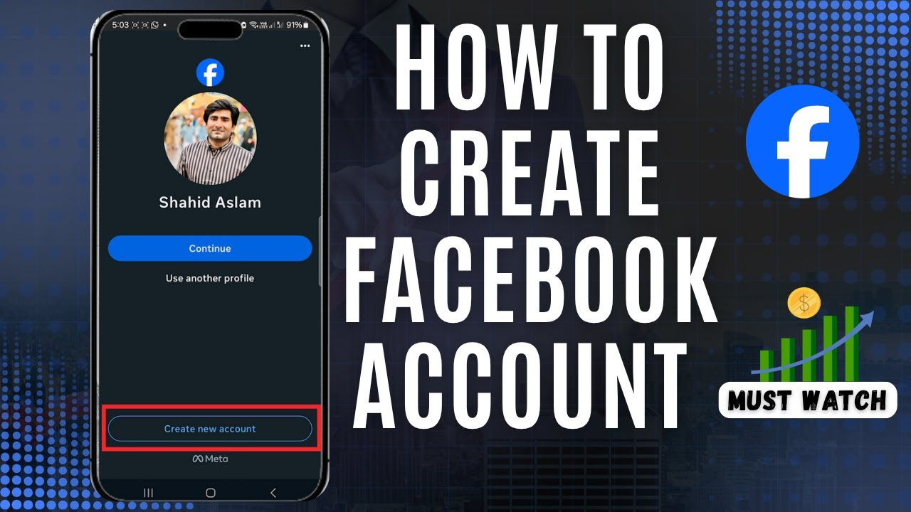 How To Create Facebook Account In Mobile | Create FB Account | Facebook ID Kesy Bnaye - Class-1
