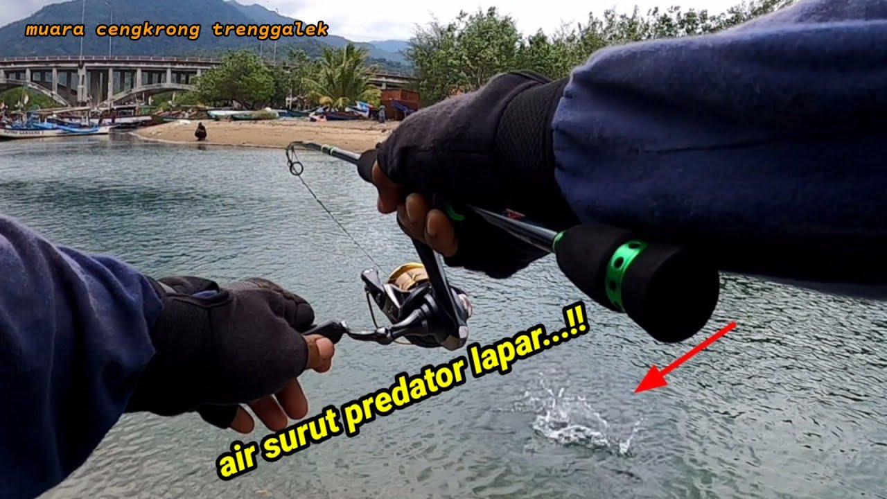 CASTING DI MUARA LAUT !! AIR SURUT PREDATORNYA RAKUS || MANCING MANIA