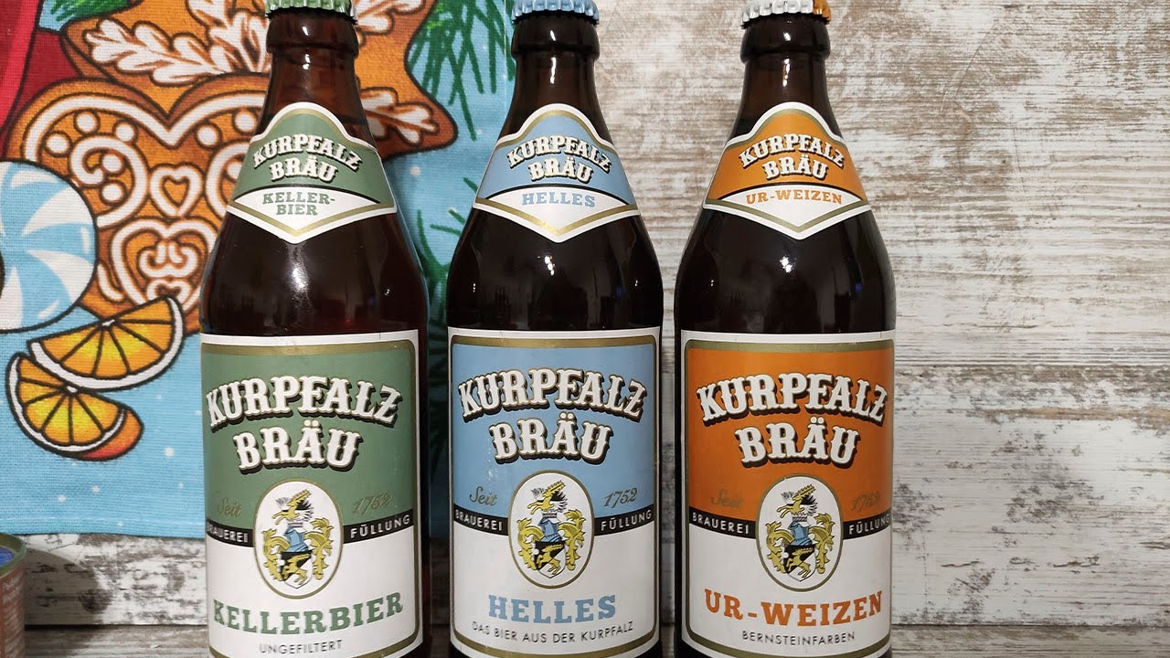 Обзор на немецкое пиво Kurpfalz (Курпфальц) \ Курпфальц Хеллес, Ур-Вайцен, Келлербир