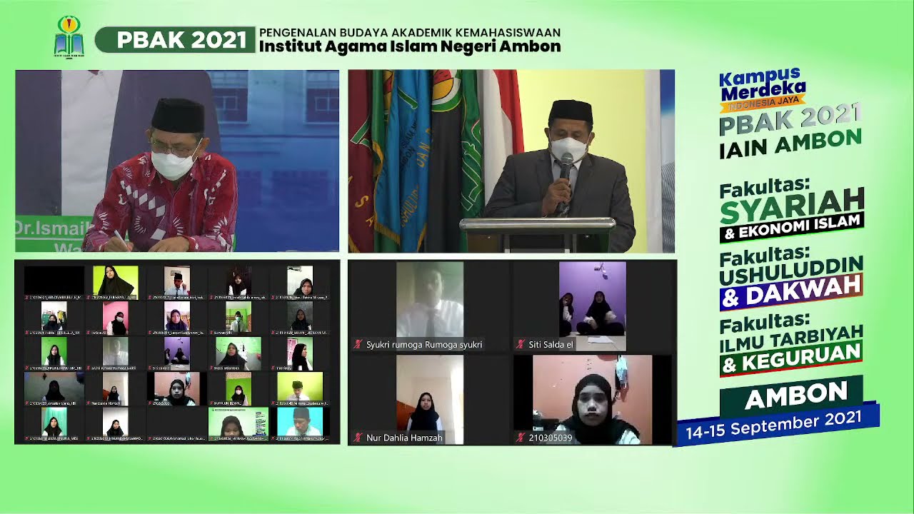 PBAK IAIN AMBON TAHUN 2021