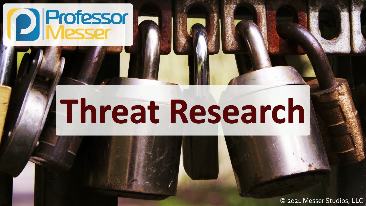 Threat Research - SY0-601 CompTIA Security+ : 1.5