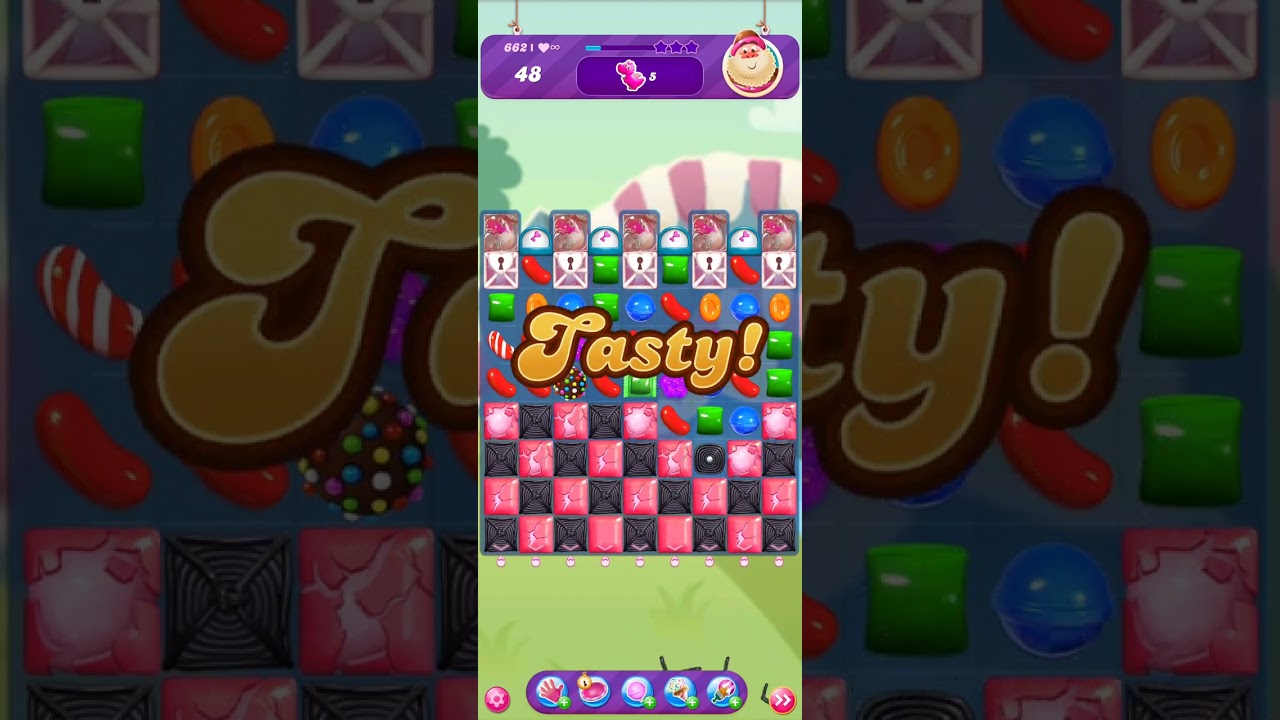 crush saga unlimited booster !Candy crush kaisa jeeta !candy crush level 660,661,662