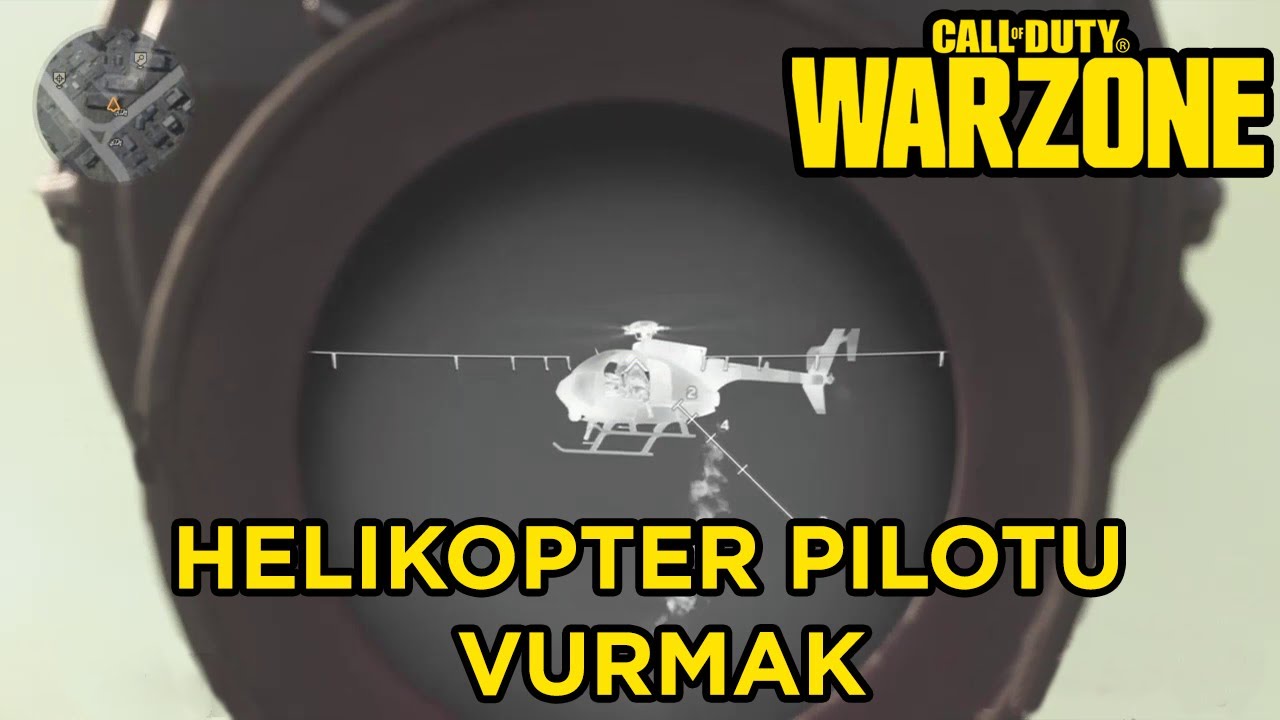 PİLOTU VURUP HELİKOPTER DÜŞÜRMEK!