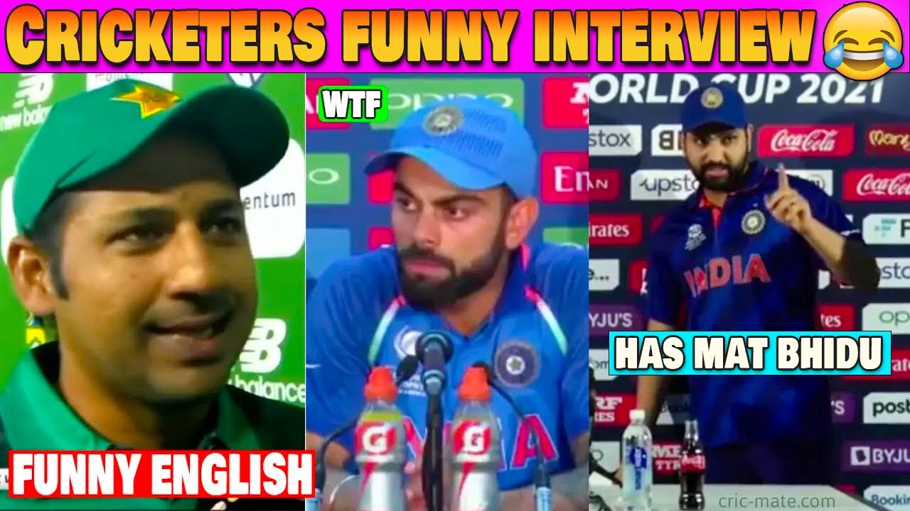 10 Cricketers Most Funny Press Conference Moments (Savage Reply) Virat Kohli,Rohit Sharma,Jadeja