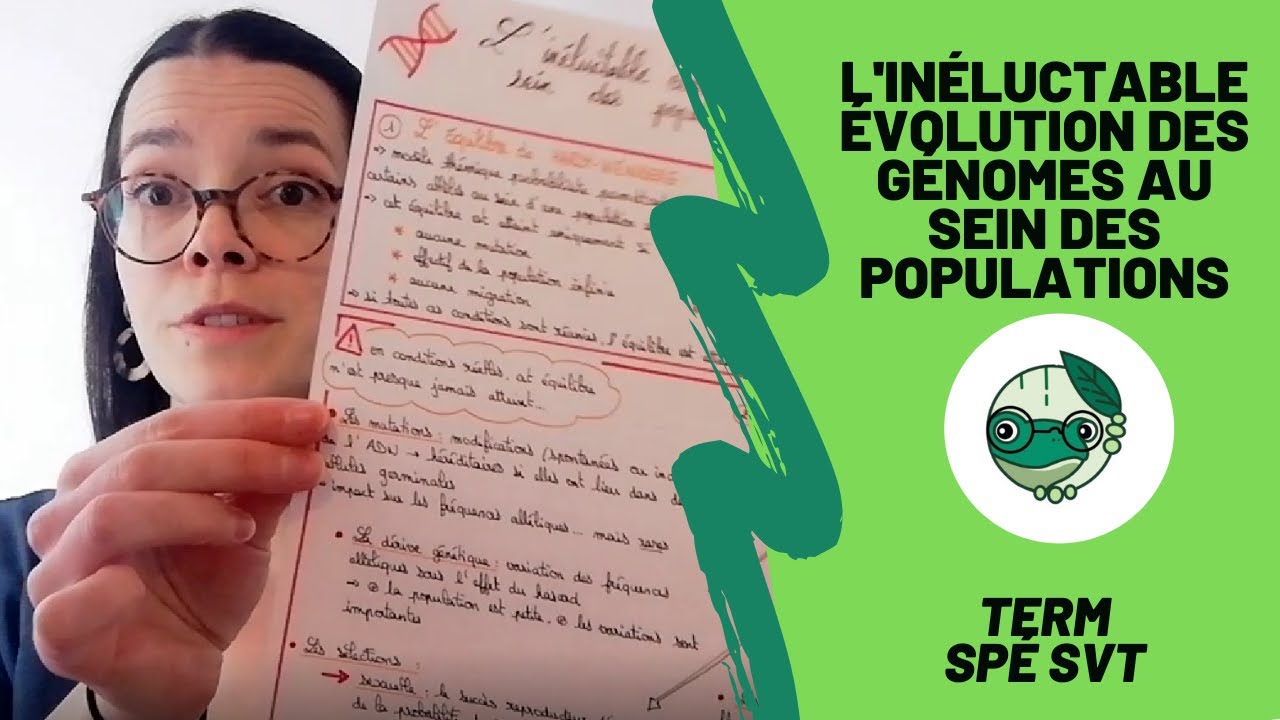 L'inéluctable évolution des génomes au sein des populations - Term spé SVT - Madame SVT