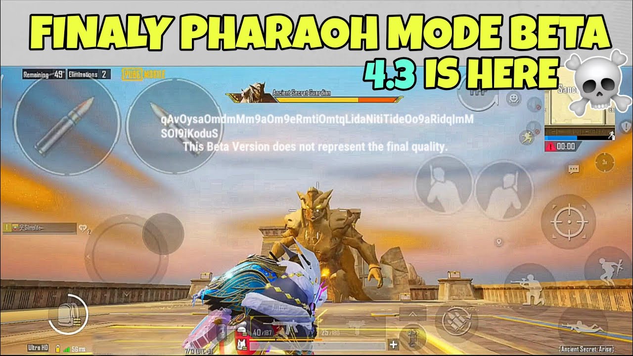 Finaly Old Ancient Secret Mode Beta is Here In 4.3 Update ☠️🔥