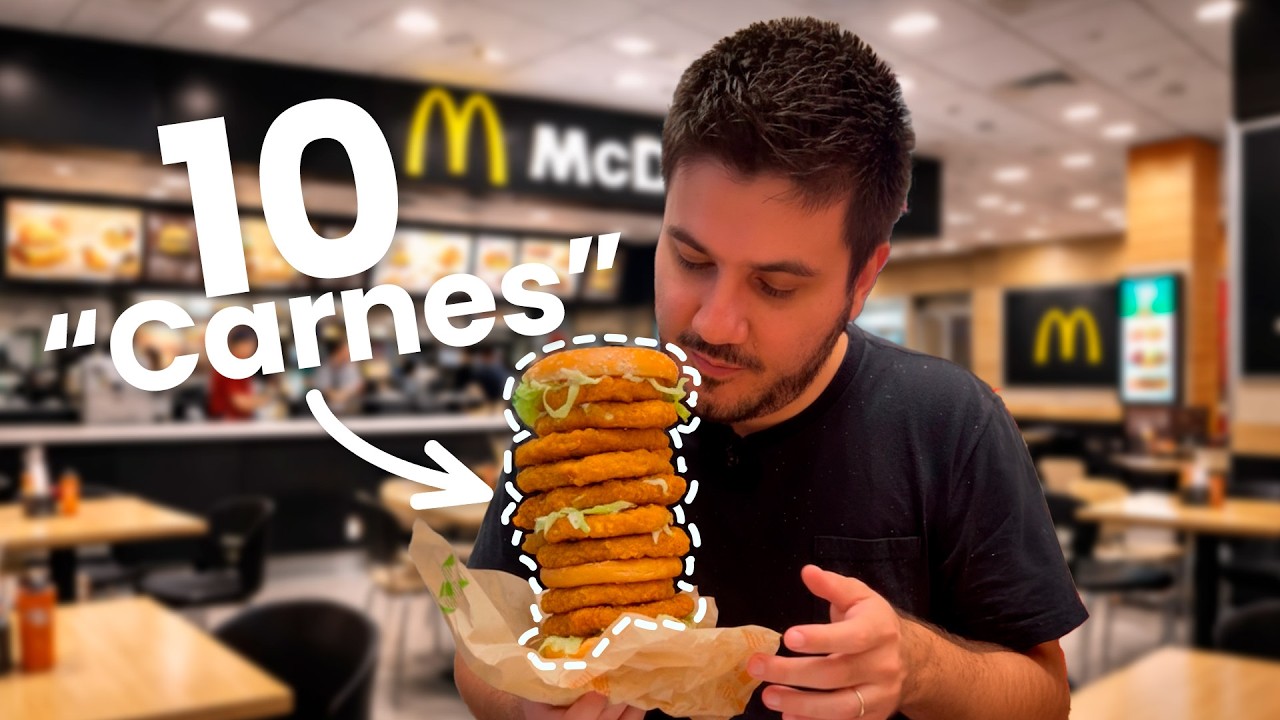 Transformei um McChicken em um MONSTRO de 10 Carnes 🍔