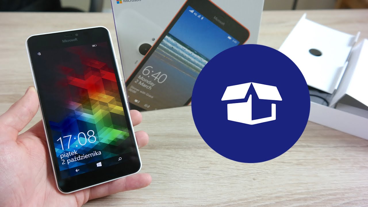 Microsoft Lumia 640 XL Rozpakowanie Unboxing PL