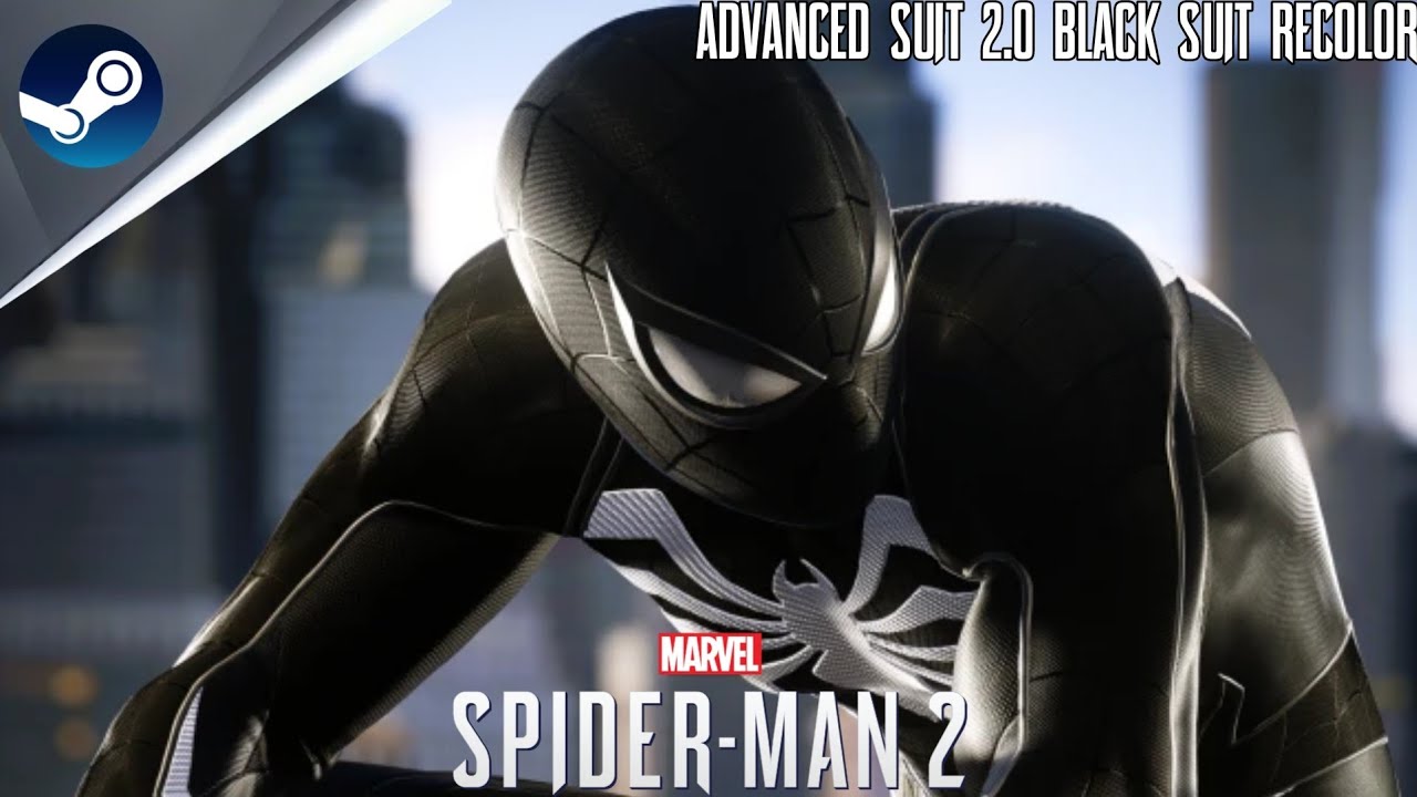 *NEW* Advanced Suit 2.0 - Black Suit Recolor | Spider-Man 2 PC Mods