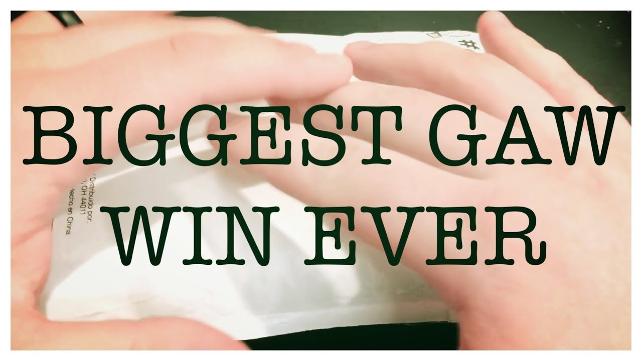 My Biggest GAW Win Ever!