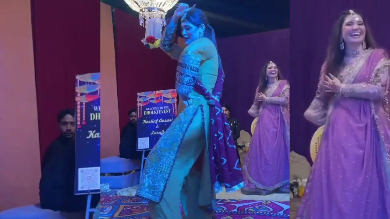 Shahtaj khan dance on kashaf ansari dholki💃