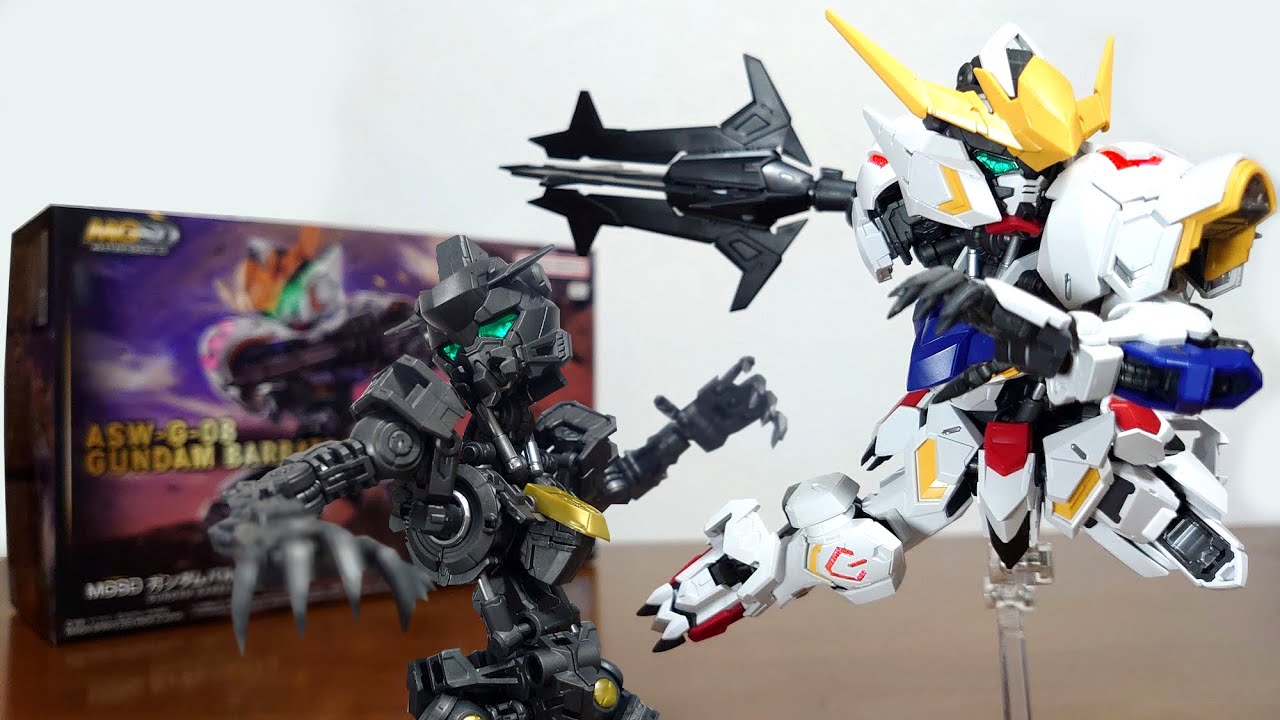 (バンダイ驚異のメカニズム！超絶可動＆色分け！ガンダムフレームも再現！)MGSD ガンダムバルバトス　レビュー