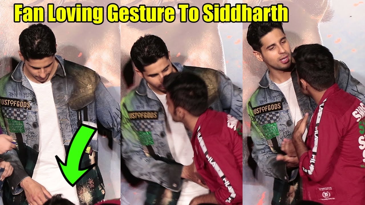Siddharth Malhotra Biggest Fan Moment | Marjaavaan Trailer Launch