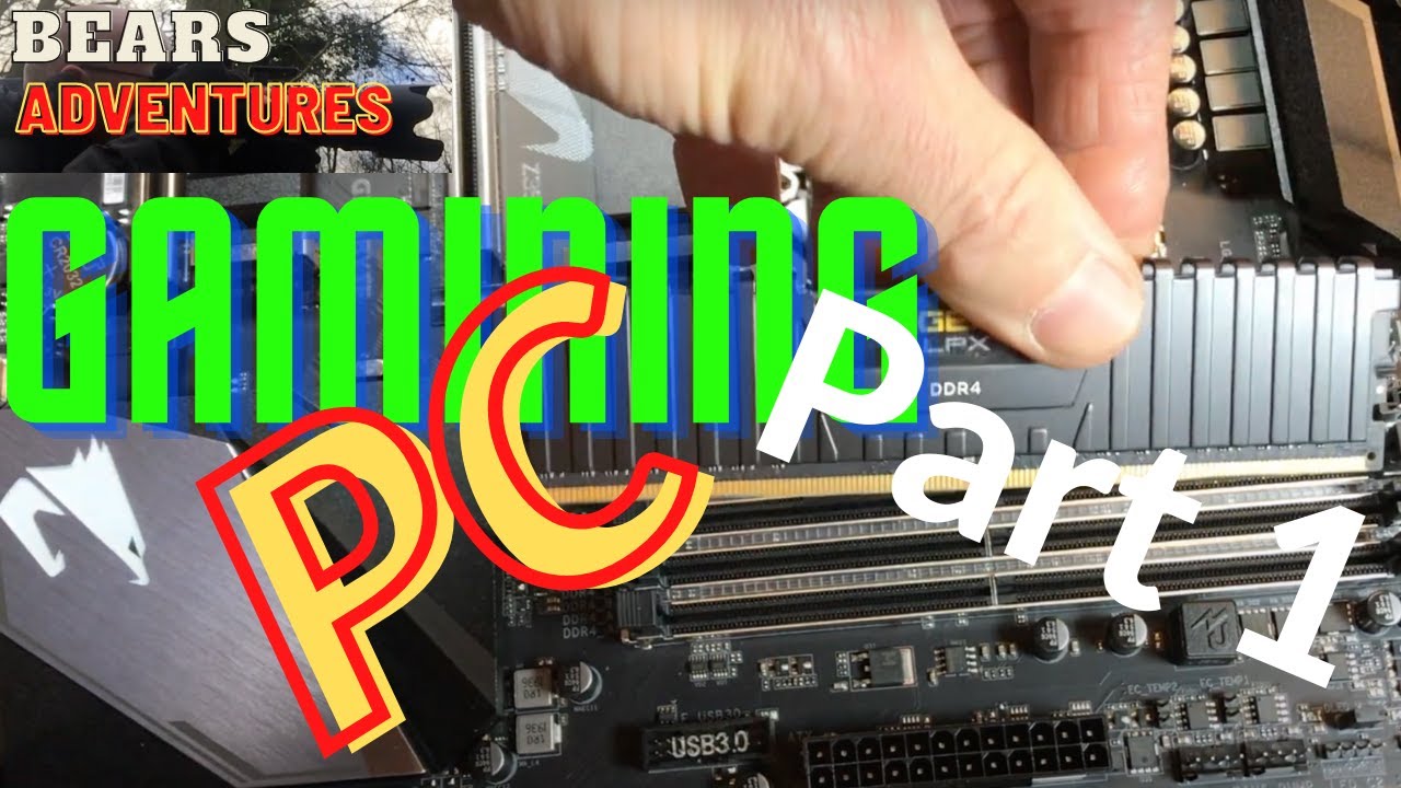 Building our own gaming rig! First time build. PART 1.