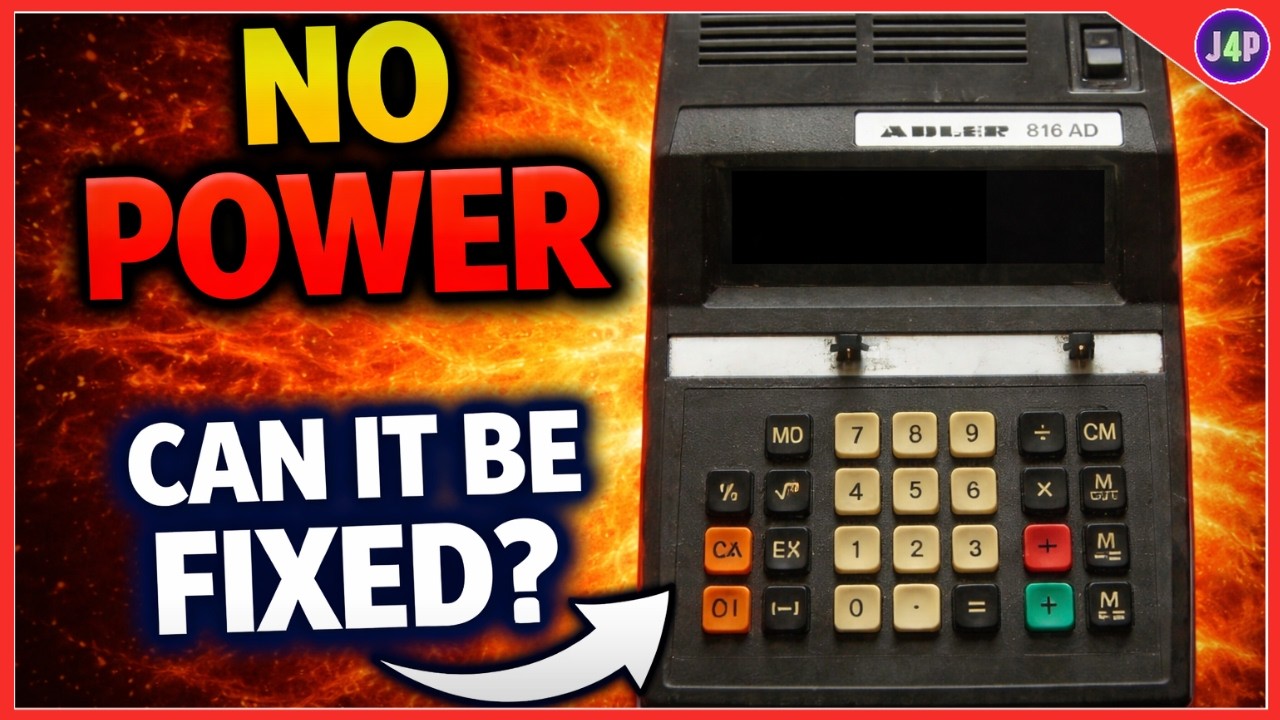 Нет питания! Можно ли починить калькулятор Adler 1970-х годов? | Ремонт винтажной электроники