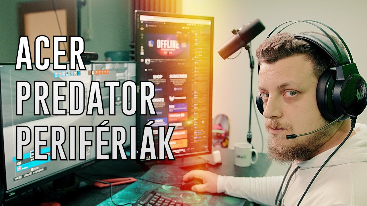 Meglepő mechanikus billentyűzet! | Acer Predator Aethon 500 + EXTRA Galea bemutató!