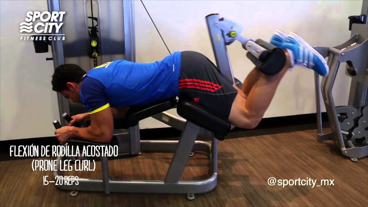 Rutina para corredores en gimnasio