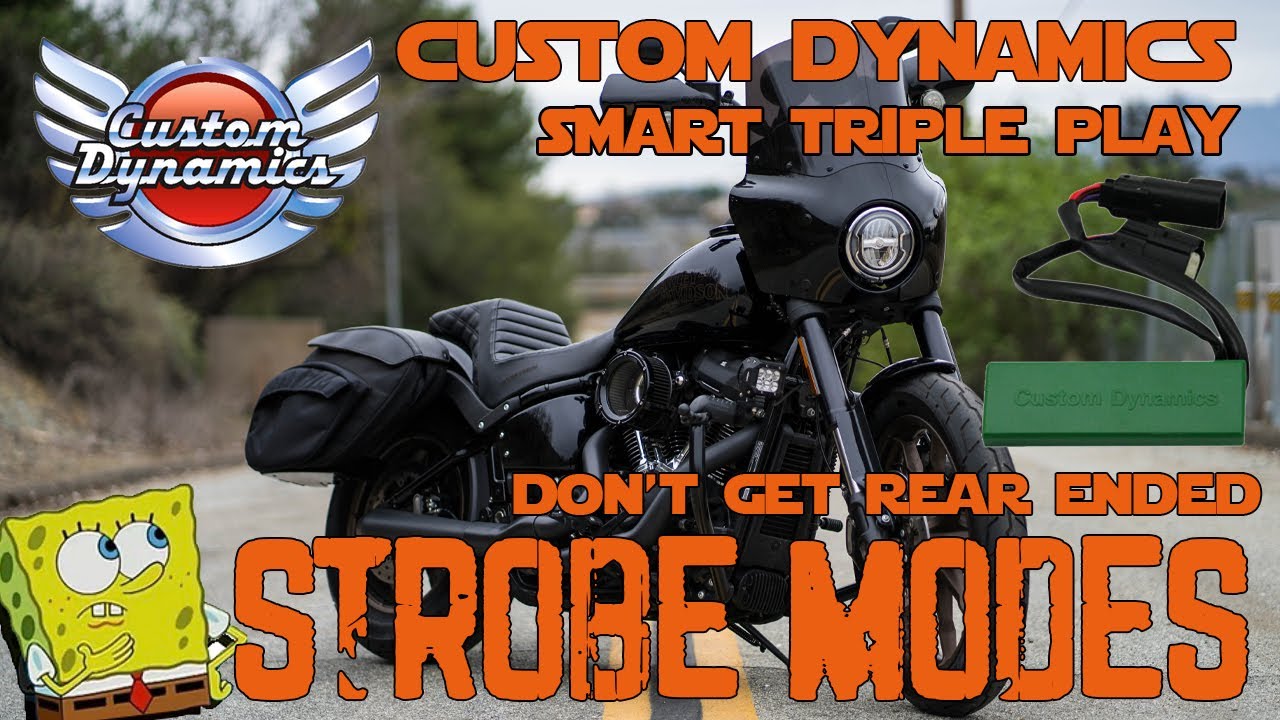 Custom Dynamics Smart Triple Play Strobe/Flash Modes For Harley-Davidson