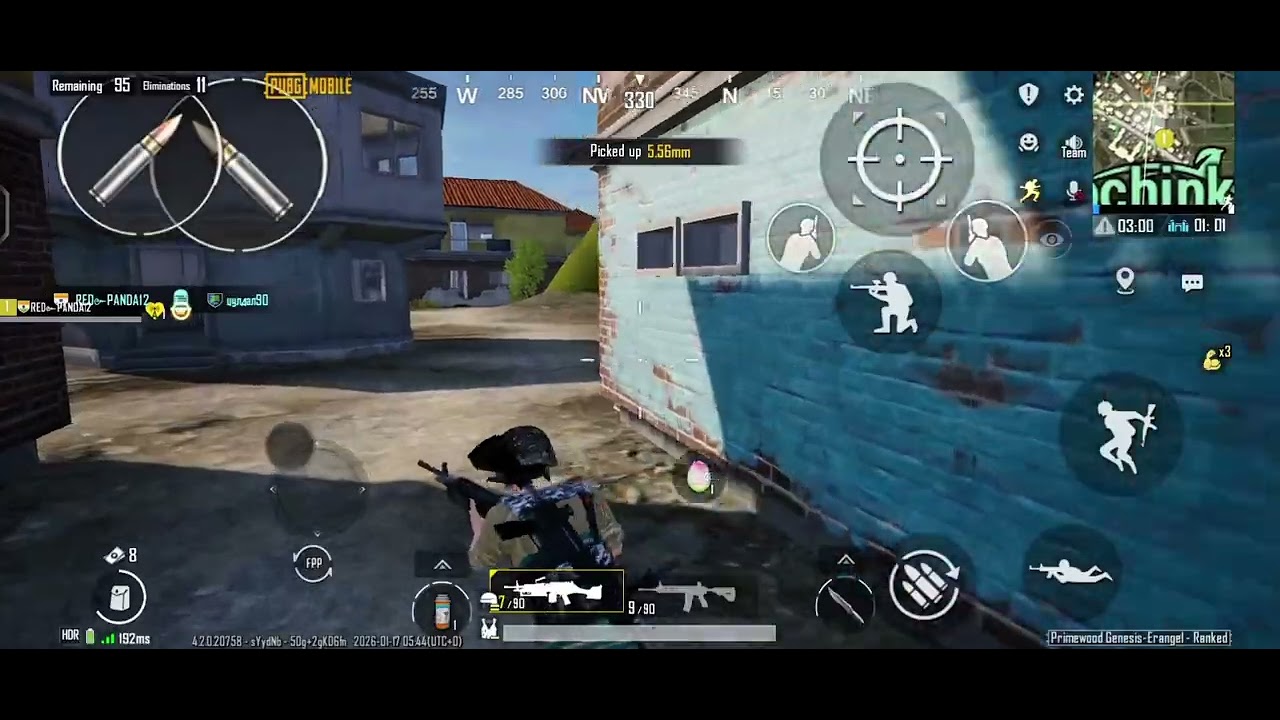 Best gameplay Bgmi rank push new update !
