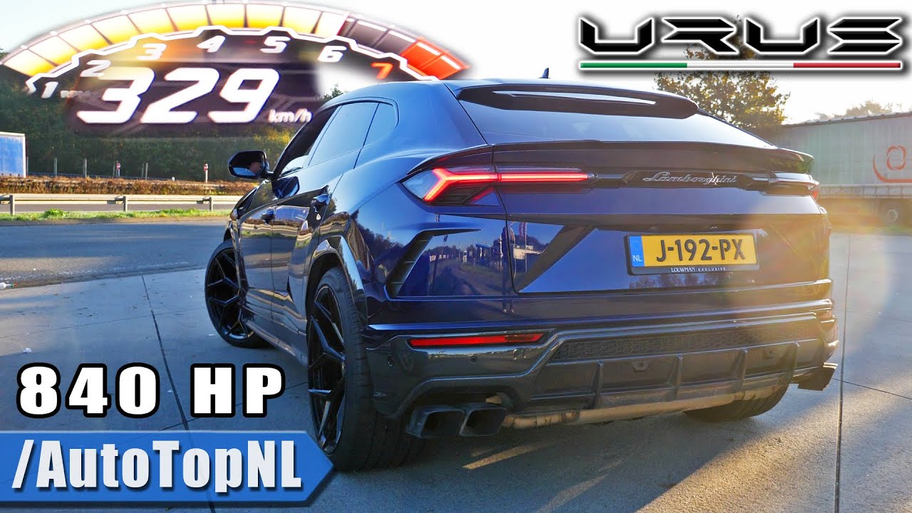 840HP LAMBORGHINI Urus | 0-329KM/H & NOVITEC EXHAUST SOUND by AutoTopNL
