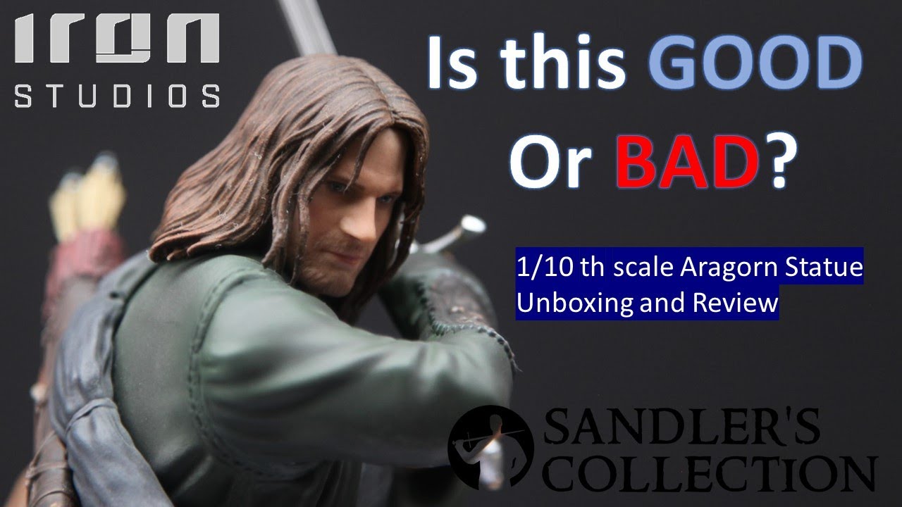 Aragorn 1/10th scale statue by Iron Studios Unboxing and Review
