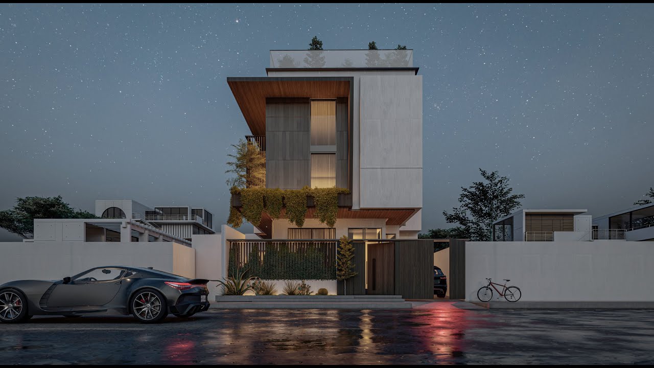 كيف تصمم فيلا سكنية مساحة 340 m