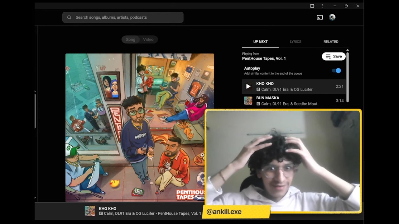 Live listening to @DL91era 's PentHouse Tapes, Vol. 1!!