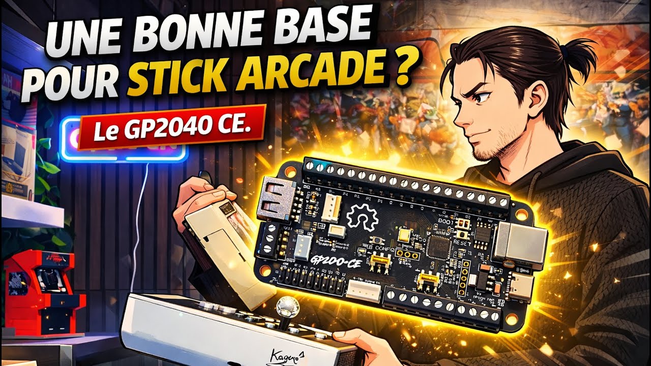 Une bonne base pour stick arcade ? Le GP 2040 CE.