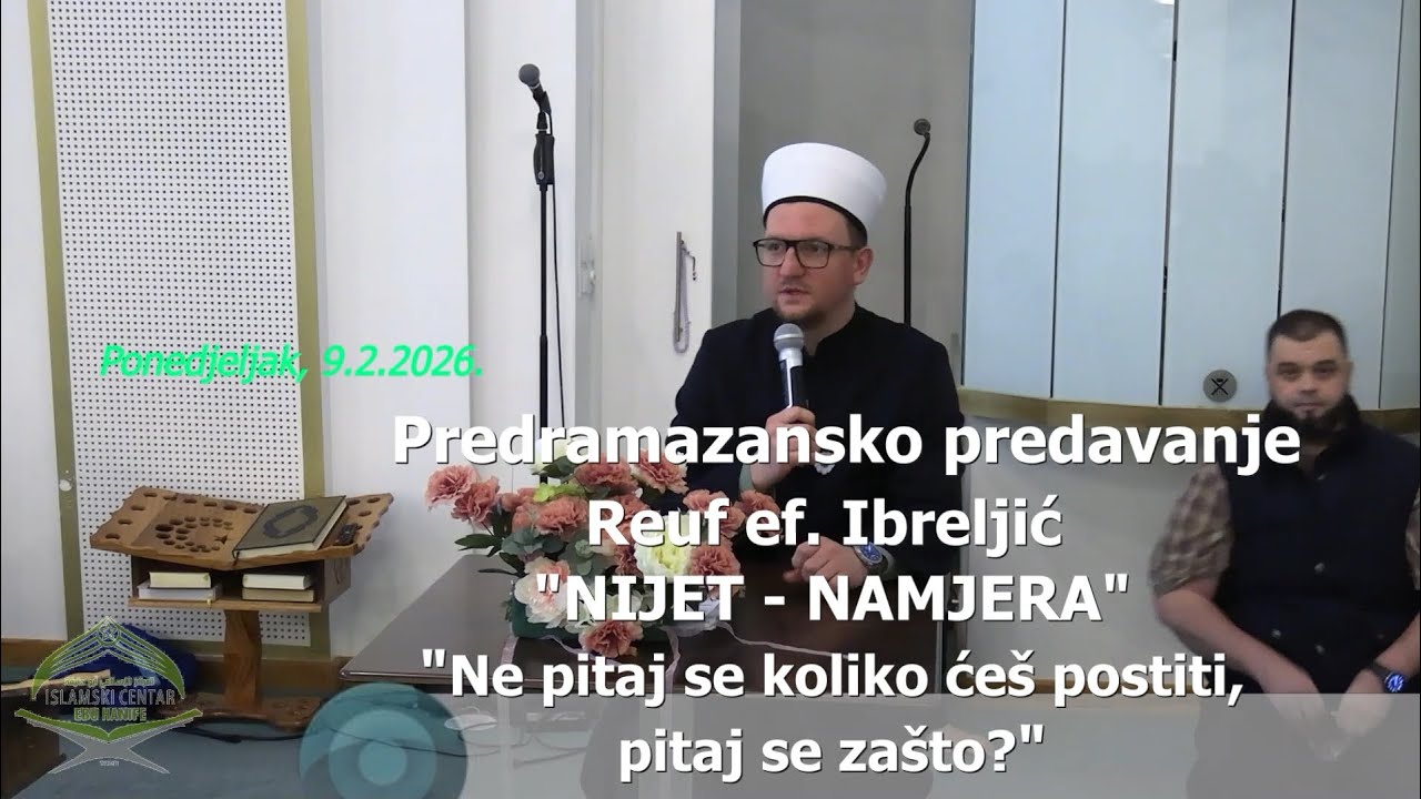 Reuf ef. Ibreljić (predavanje 9.2.2026.) - 