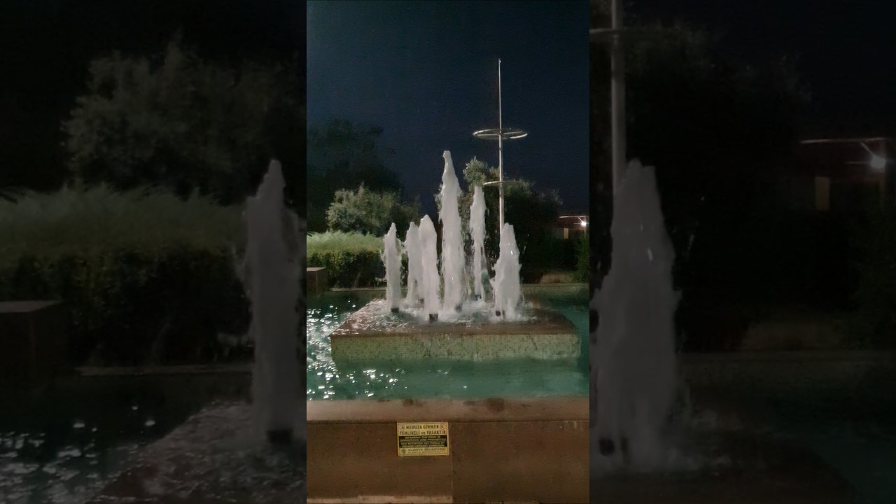 🇹🇷 Alanya Kleopatra Beach Fountain @TravelwithHugoF 