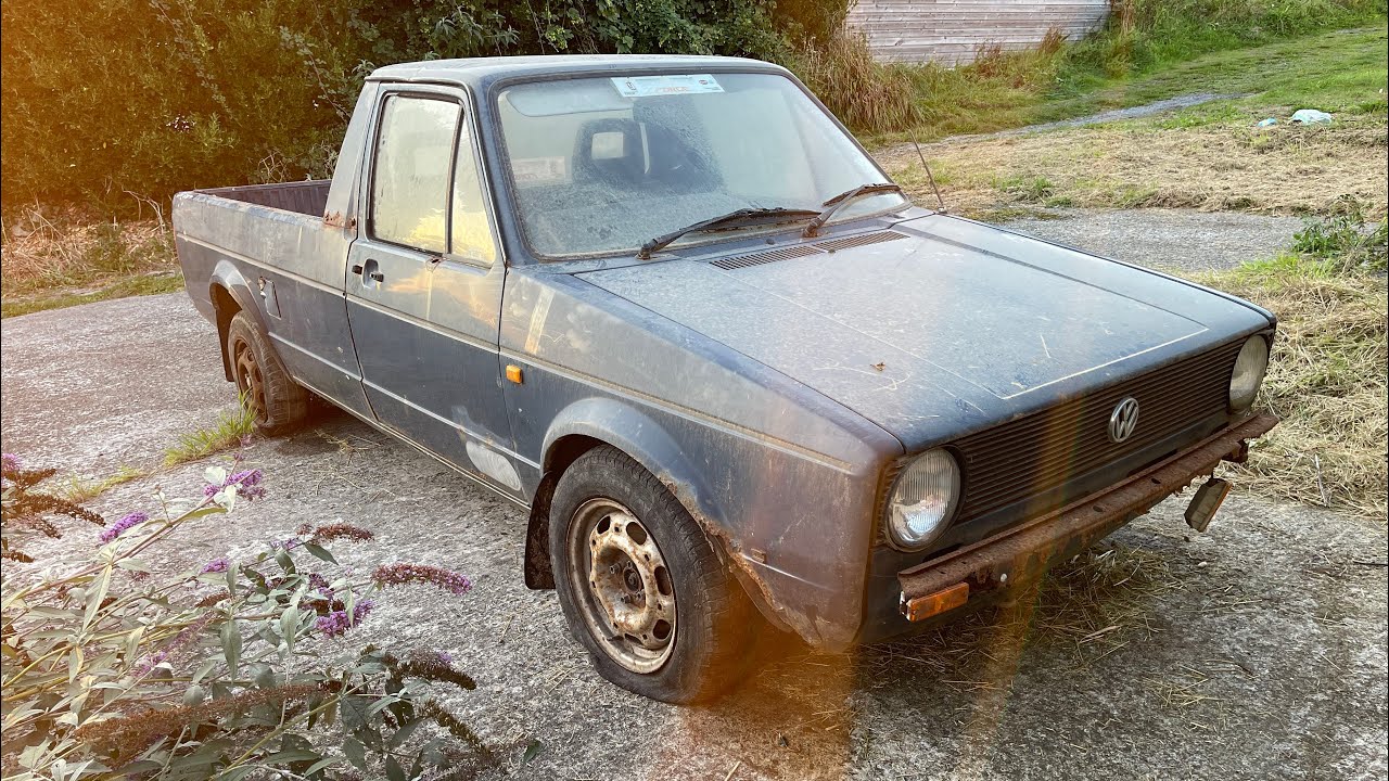 VW Mk1 Caddy 1987 UK Barn Find