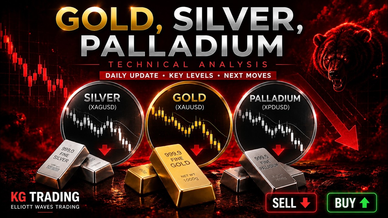 GOLD, SILVER & PALLADIUM | Technical Breakdown: Bears Preparing a Major Drop?