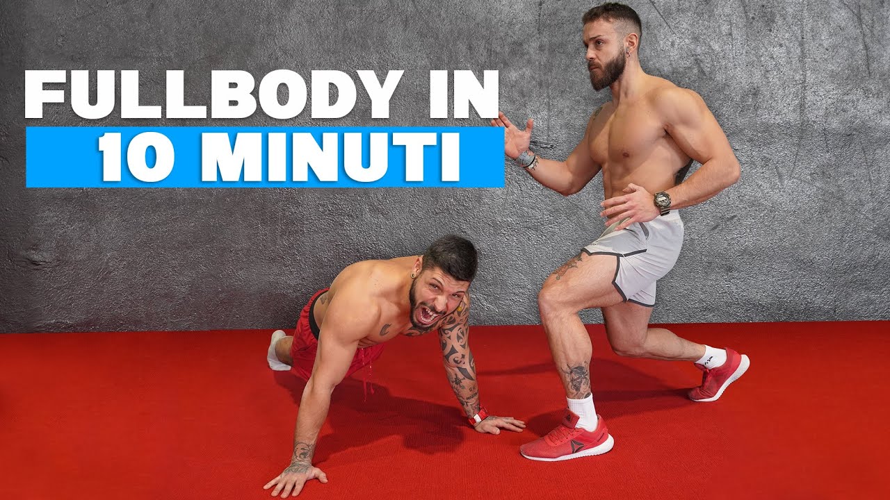 ALLENA TUTTO IL CORPO IN 10 MINUTI - SCHEDA COMPLETA