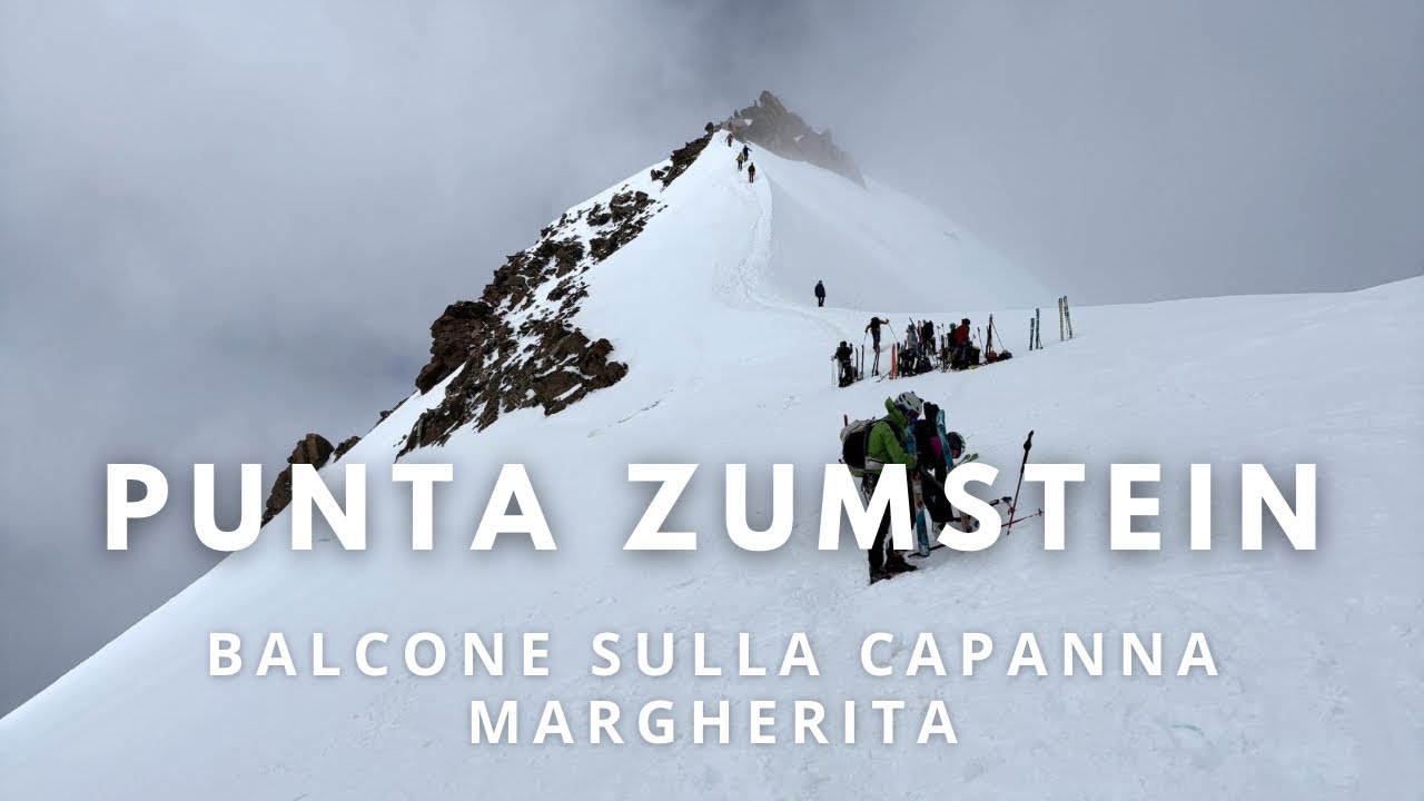 Punta Zumstein: dirimpettaia della Capanna Margherita