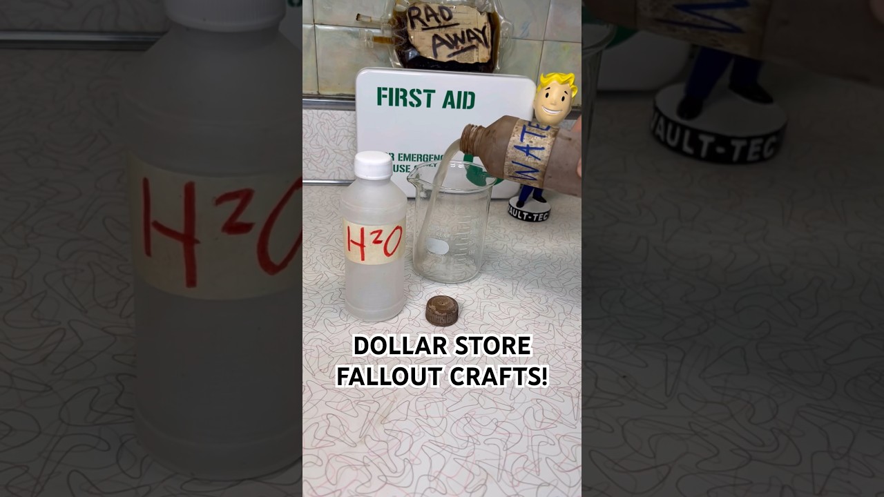 FALLOUT Med Kit Props Made Only From Dollar Store Supplies !