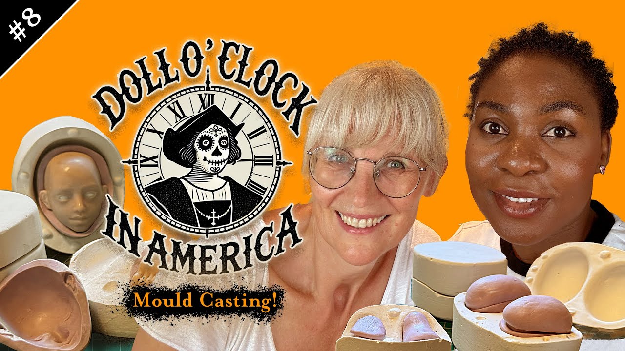 LIVE: Sculpting Two BJDs from One Mould – European & African Features