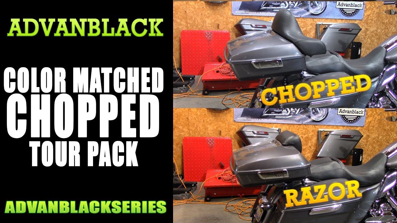 ADVANBLACK CHOPPED TOUR PACK HARLEY DAVIDSON TOURING